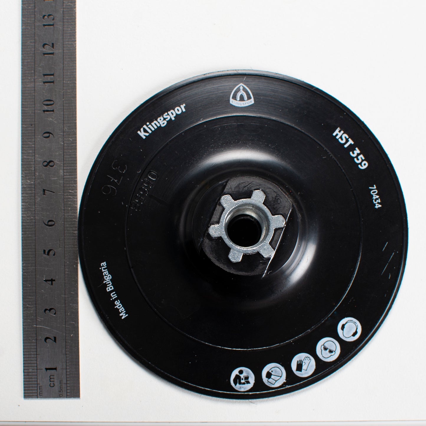 Backing Pad For Pillar Drill HST 359: Disc For Enamel And Metal Grinding