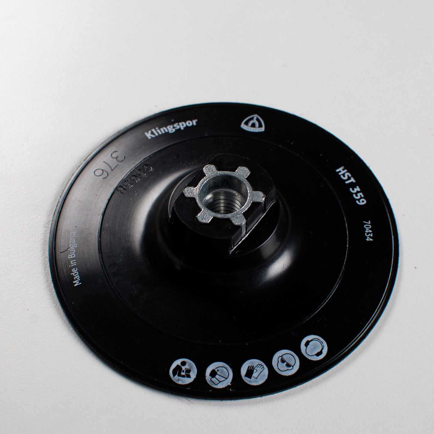 Backing Pad For Pillar Drill HST 359: Disc For Enamel And Metal Grinding