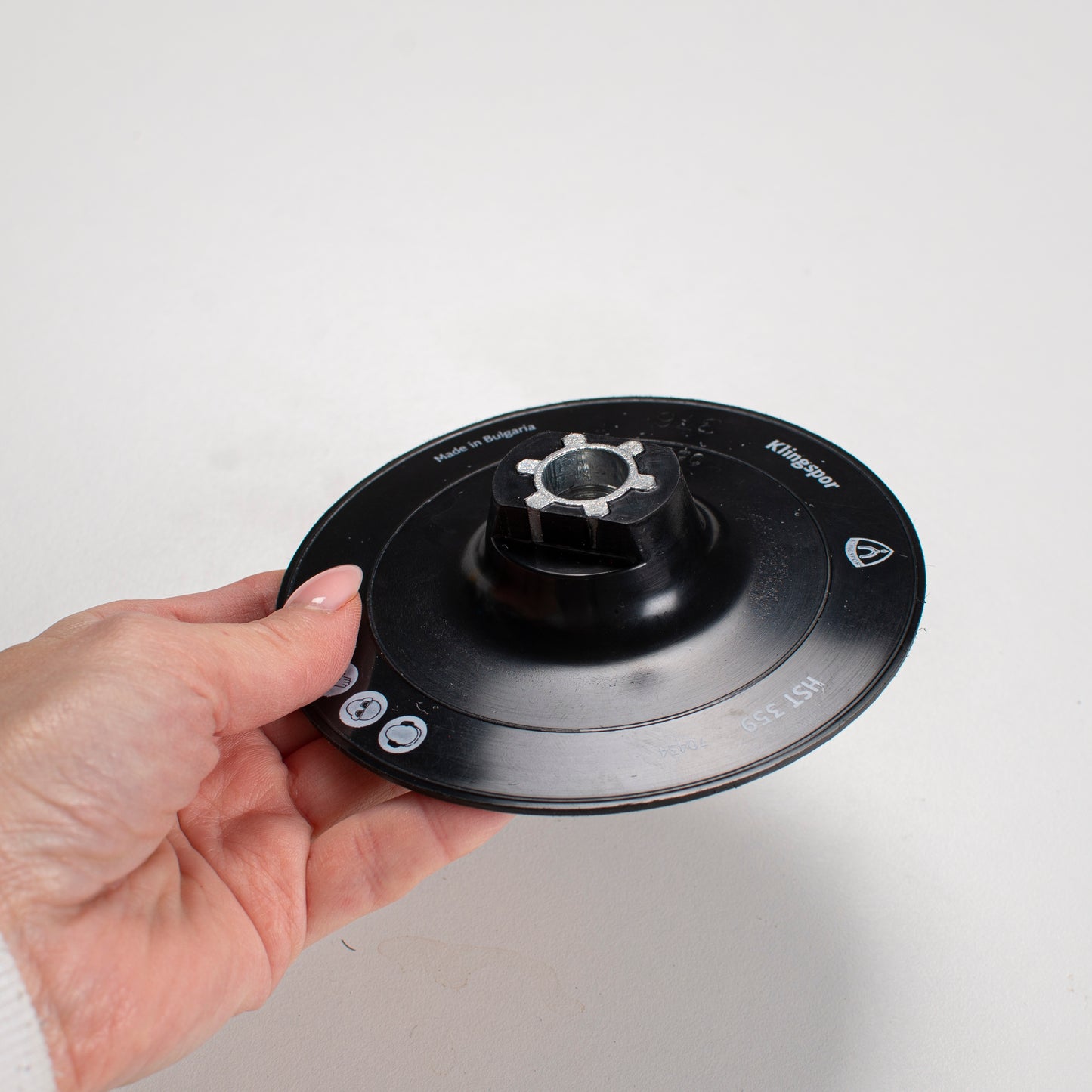 Backing Pad For Pillar Drill HST 359: Disc For Enamel And Metal Grinding