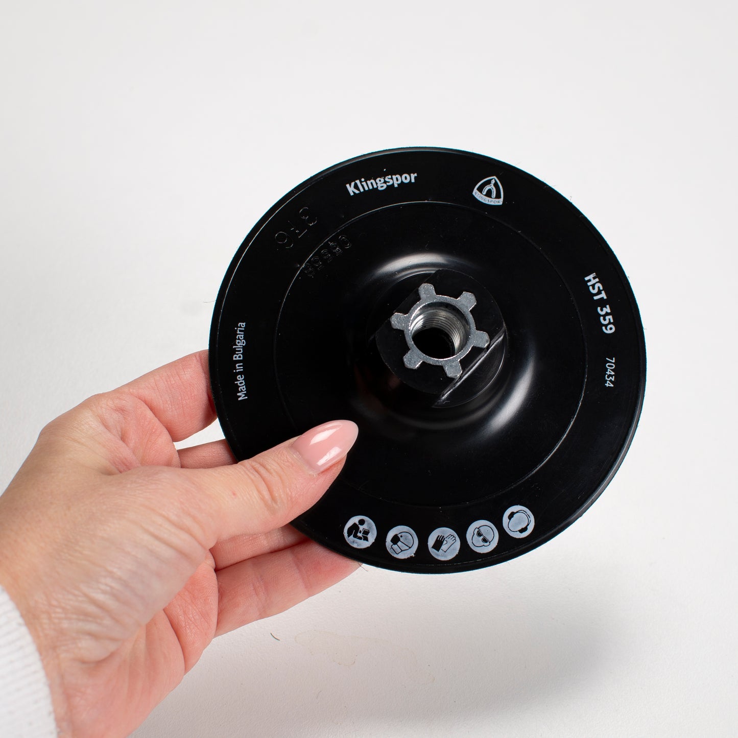 Backing Pad For Pillar Drill HST 359: Disc For Enamel And Metal Grinding