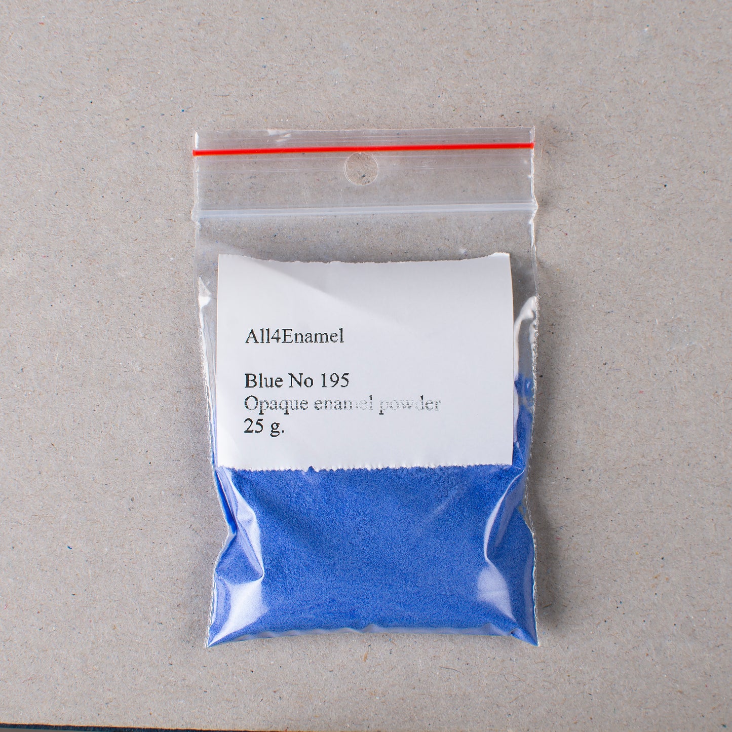 Blue Opaque Enamel Powder No 195, Glassed Enamel Powder (25g, 50g, 100g)