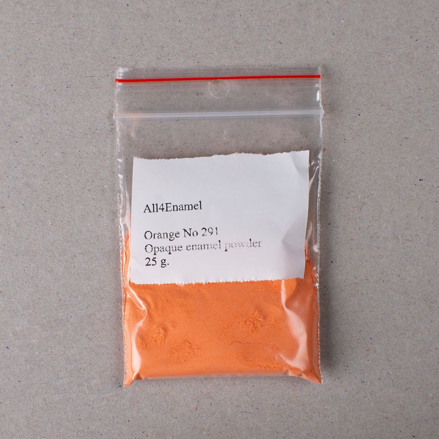 Orange Opaque Enamel Powder No 291, Glassed Enamel Powder (25g, 50g, 100g)