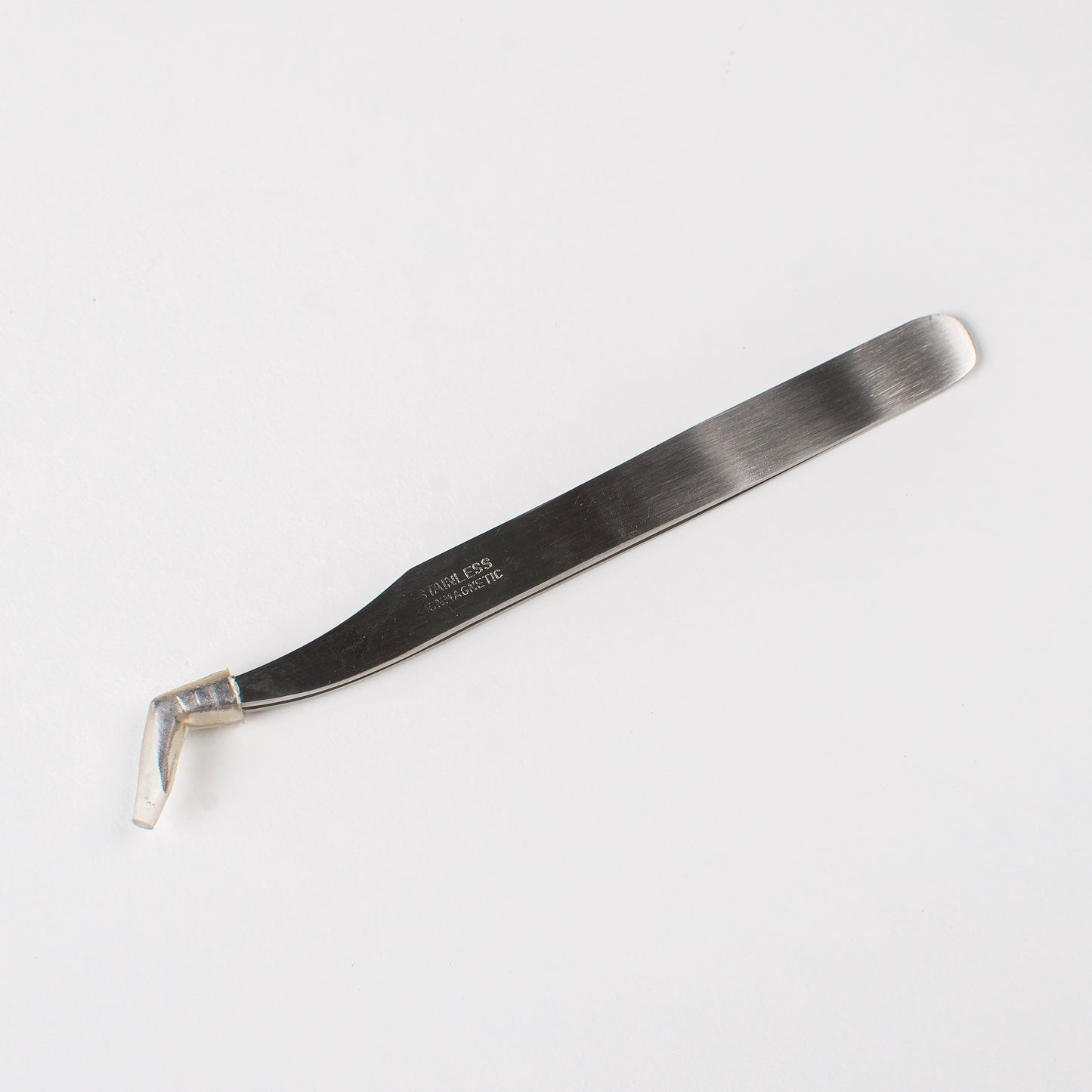 Stainless Steel Tweezers: Curved Tip, Non-Magnetic