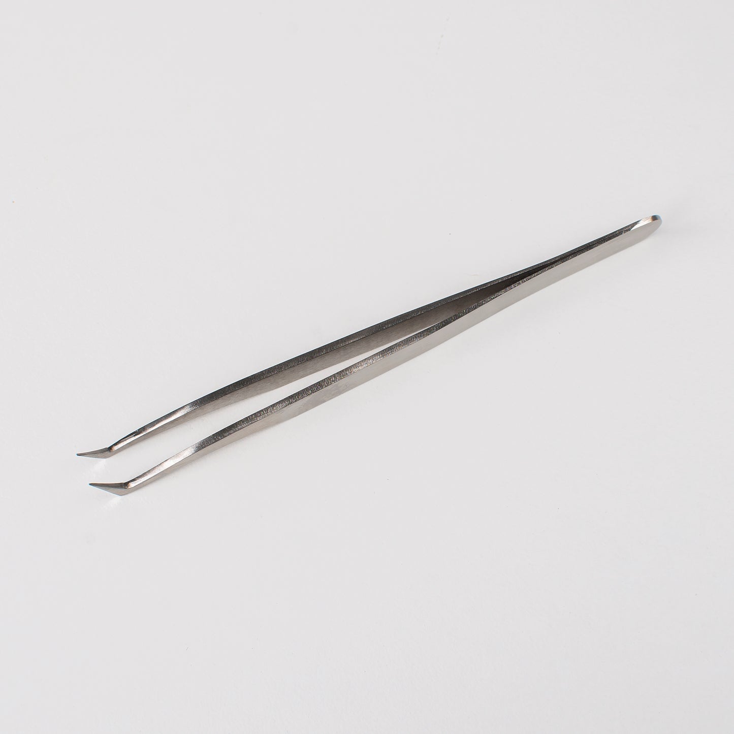 Stainless Steel Tweezers: Curved Tip, Non-Magnetic