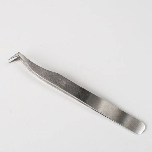 Stainless Steel Tweezers: Curved Tip, Non-Magnetic