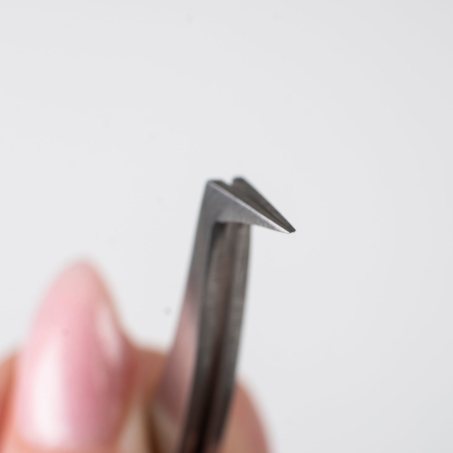 Stainless Steel Tweezers: Curved Tip, Non-Magnetic