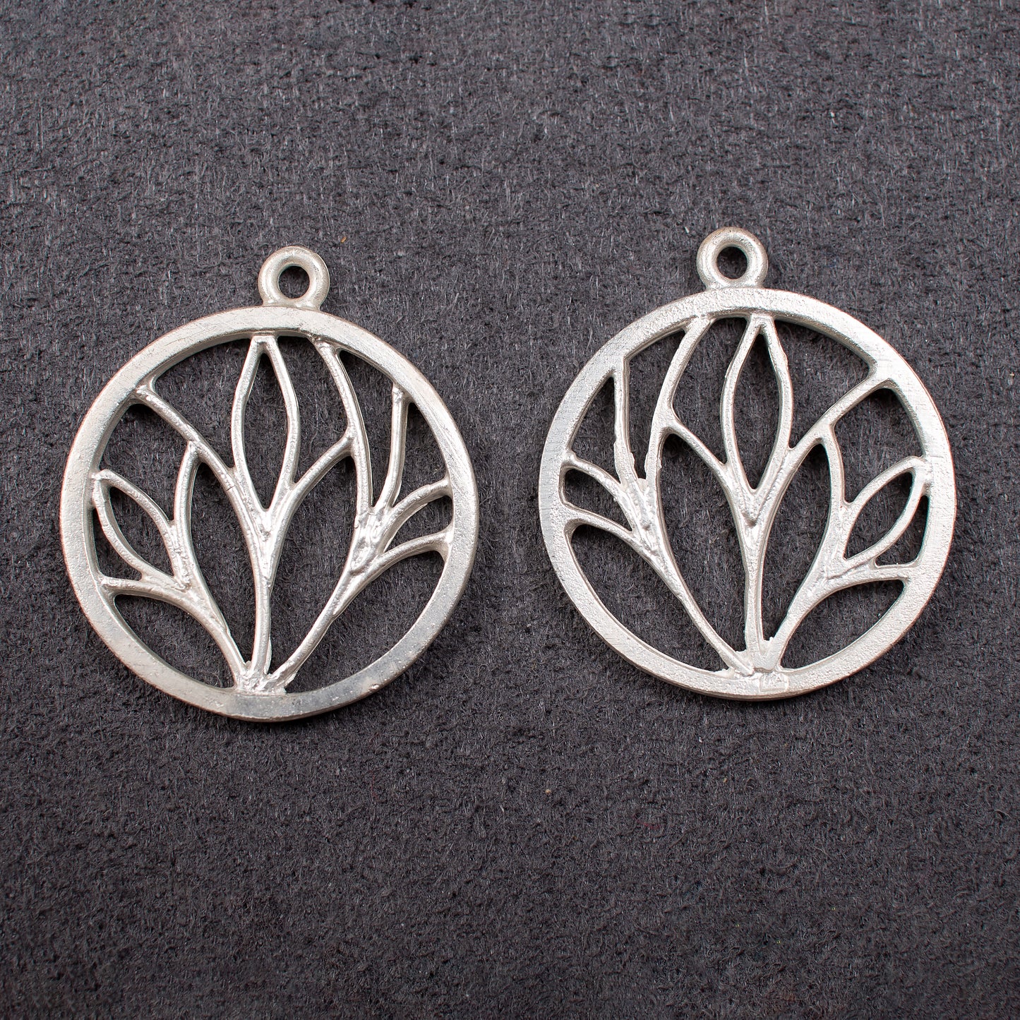Sterling Silver Plique-à-jour Form (Window Enamel Blanks) 1 pcs, Copper-Free Base