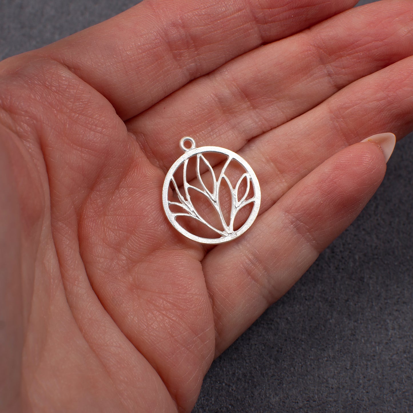 Sterling Silver Plique-à-jour Form (Window Enamel Blanks) 1 pcs, Copper-Free Base