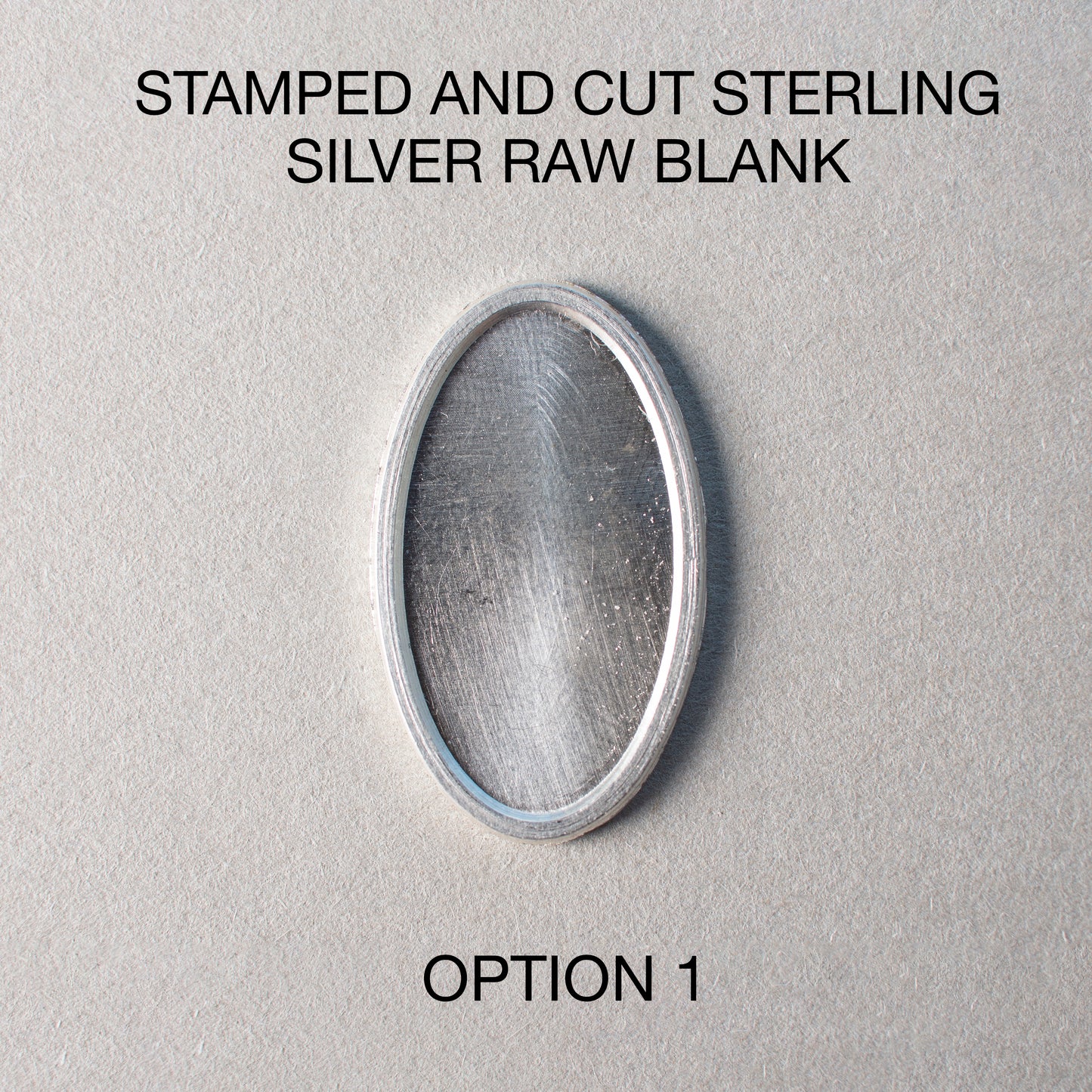 Oval Sterling Silver Blank For Enamelling 29x17 mm, No Need To Add Foil Or Counter Enamel, 925 Form For Making Cloisonne Jewelry