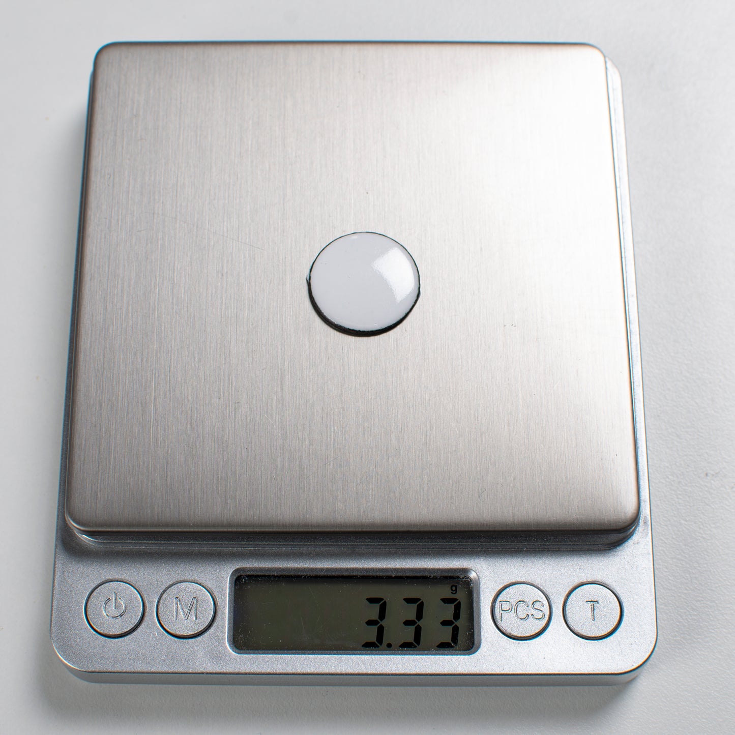 White Enameled Copper Blanks for Cloisonné & Painting, 1 pcs (30mm, 25mm, 20mm)