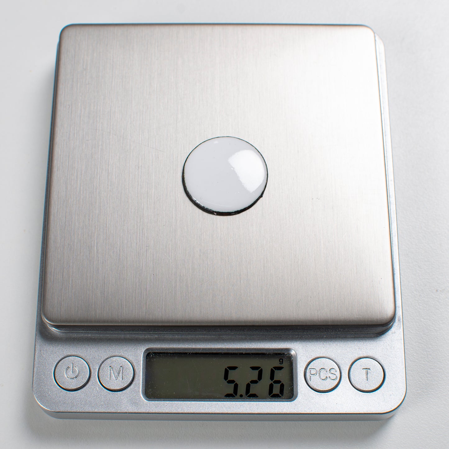 White Enameled Copper Blanks for Cloisonné & Painting, 1 pcs (30mm, 25mm, 20mm)