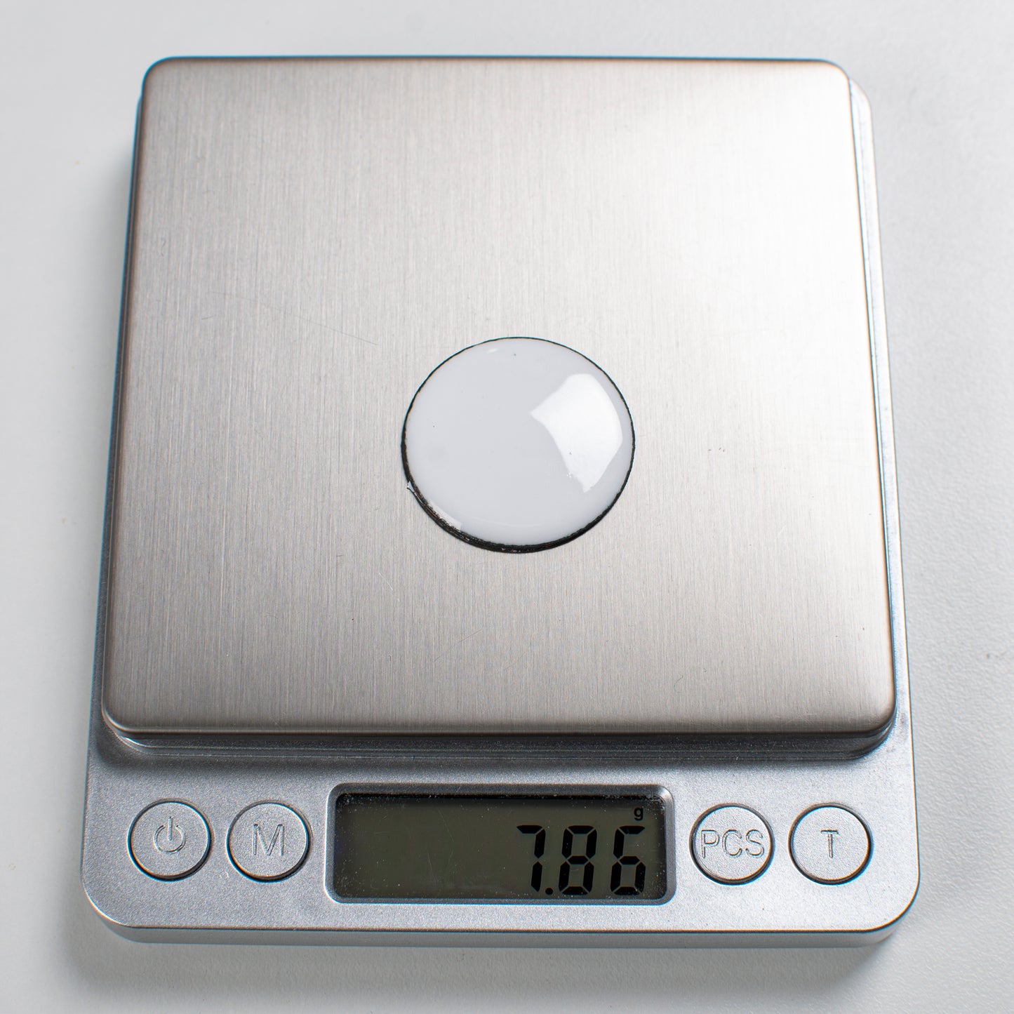 White Enameled Copper Blanks for Cloisonné & Painting, 1 pcs (30mm, 25mm, 20mm)