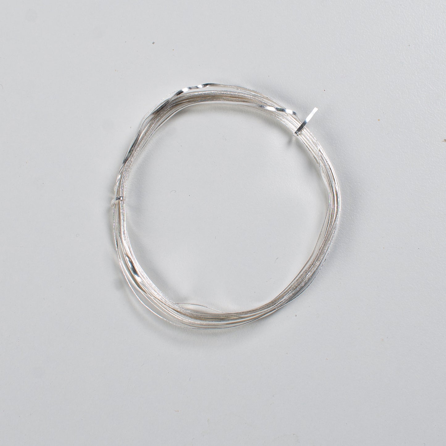 Fine Silver Cloisonne Wire: 999 Silver, 0,9 x 0,1 mm, Soft, Bending - 5 Meters