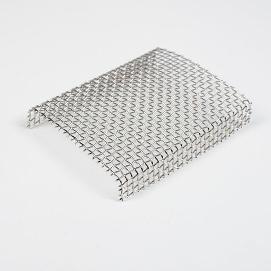 Firing Mesh 8, Bended Enameling Rack (9x11 cm)