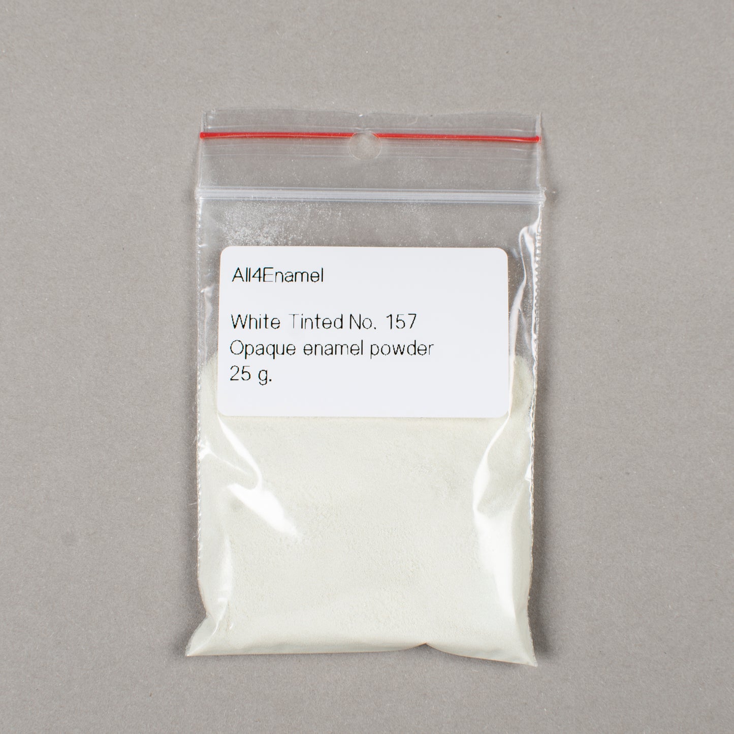 White Tinted Opaque Enamel Powder No 160, Lead Free Enamel (25g, 50g, 100g)