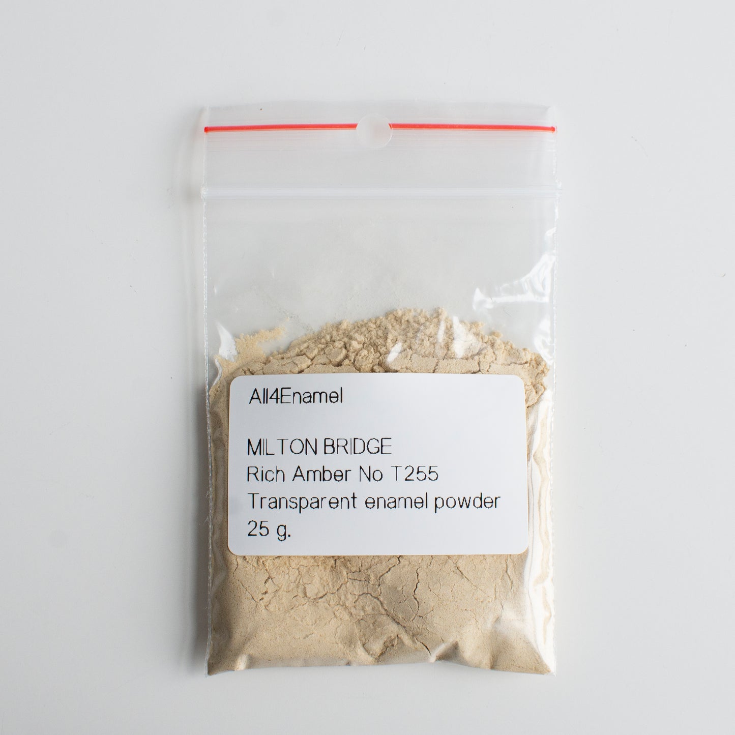 Rich Amber Transprent Enamel Powder No T255 (25g, 50g, 100g)