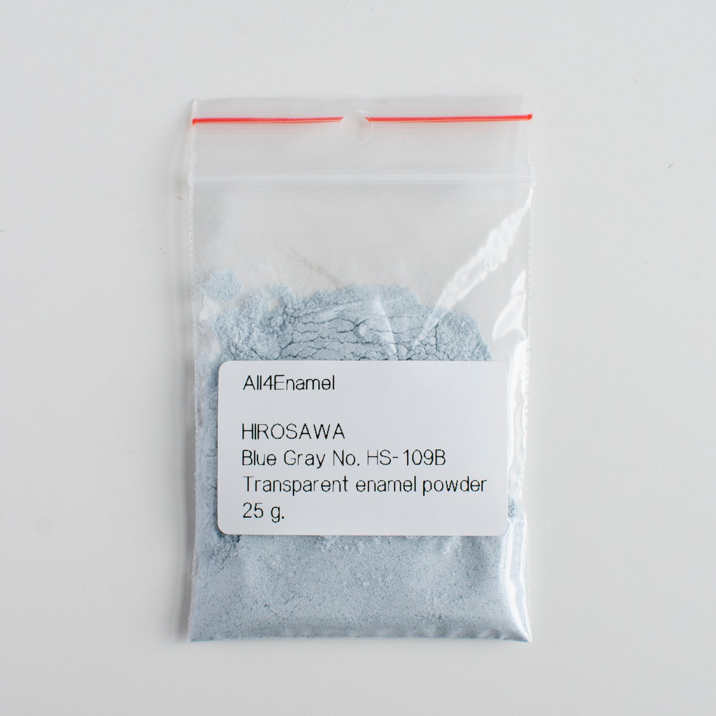 Blue Gray Transparent Enamel Powder: Hirosawa HS-109B (25g, 50g, 100g)
