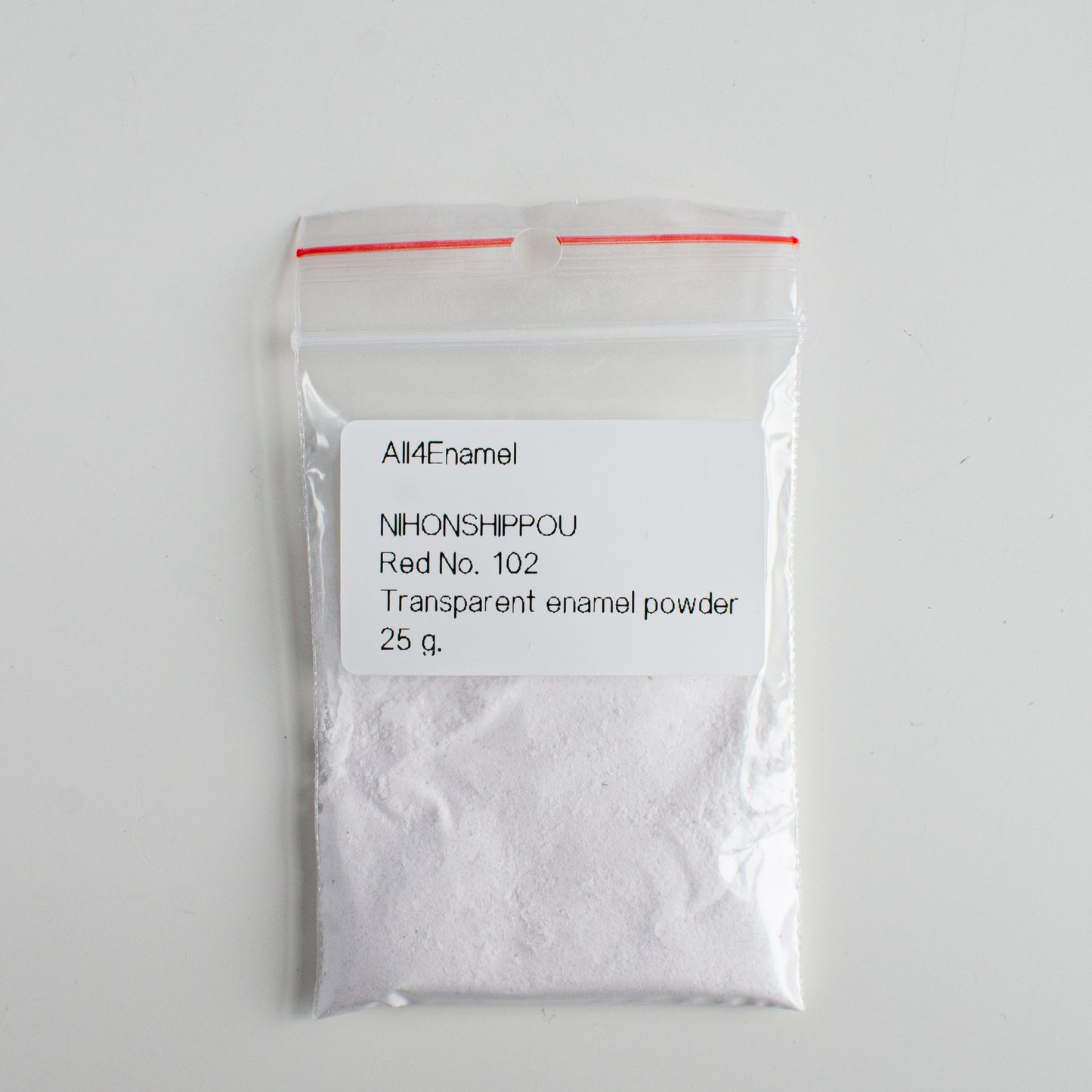 Red Transparent Enamel Powder No 102 (25g, 50g, 100g)