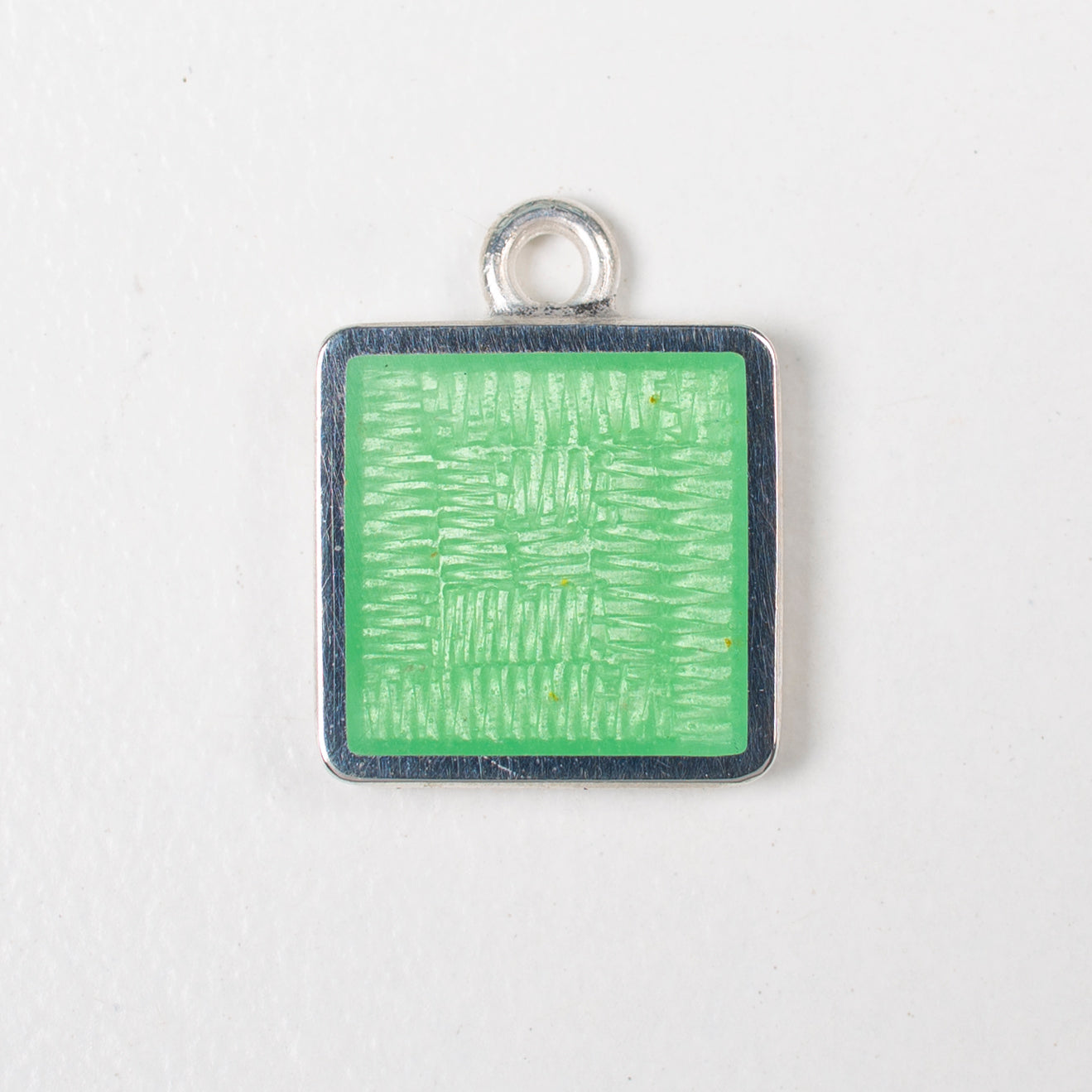 100g. Vitreous Enamel Powder Green Yellow Transparent Enamel No. G741 (NIHONSHIPPOU)