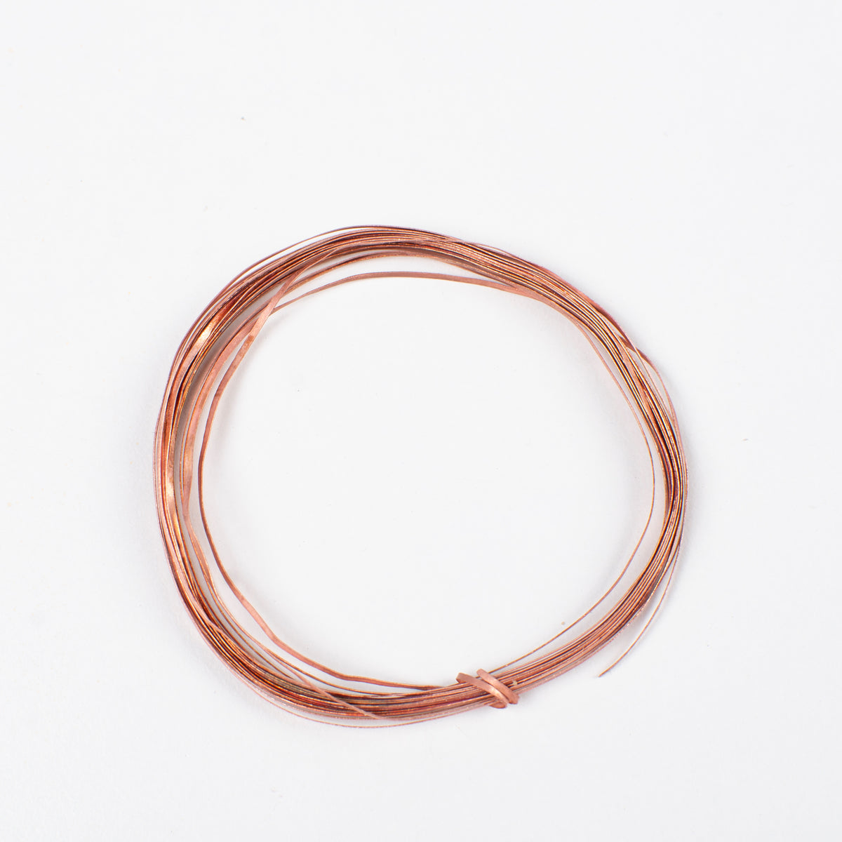 Flat Copper Wire for Cloisonné Enameling: 0.9mm x 0.1mm (5 meters), Soft Wire