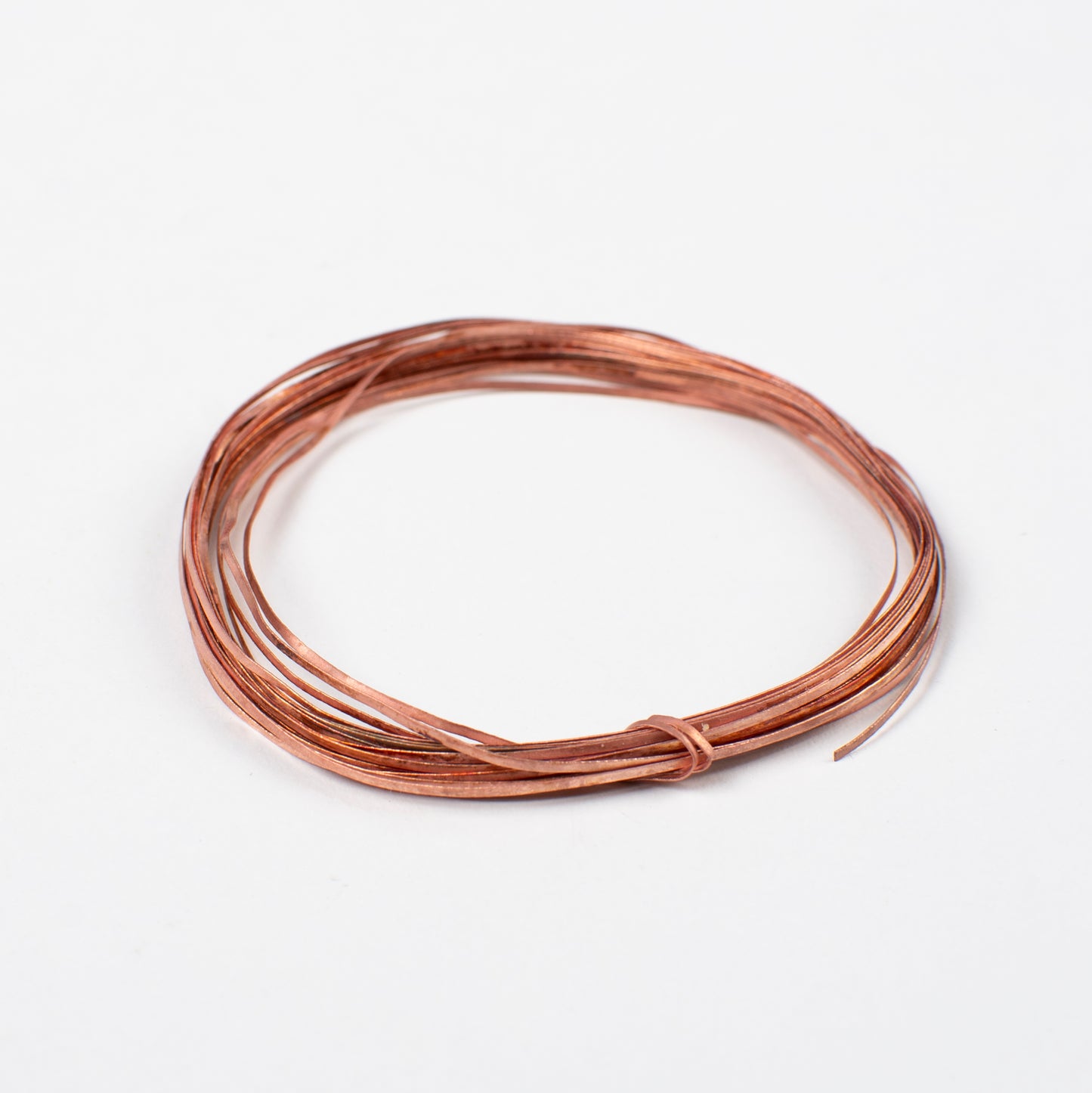 Flat Copper Wire for Cloisonné Enameling: 0.9mm x 0.1mm (5 meters), Soft Wire