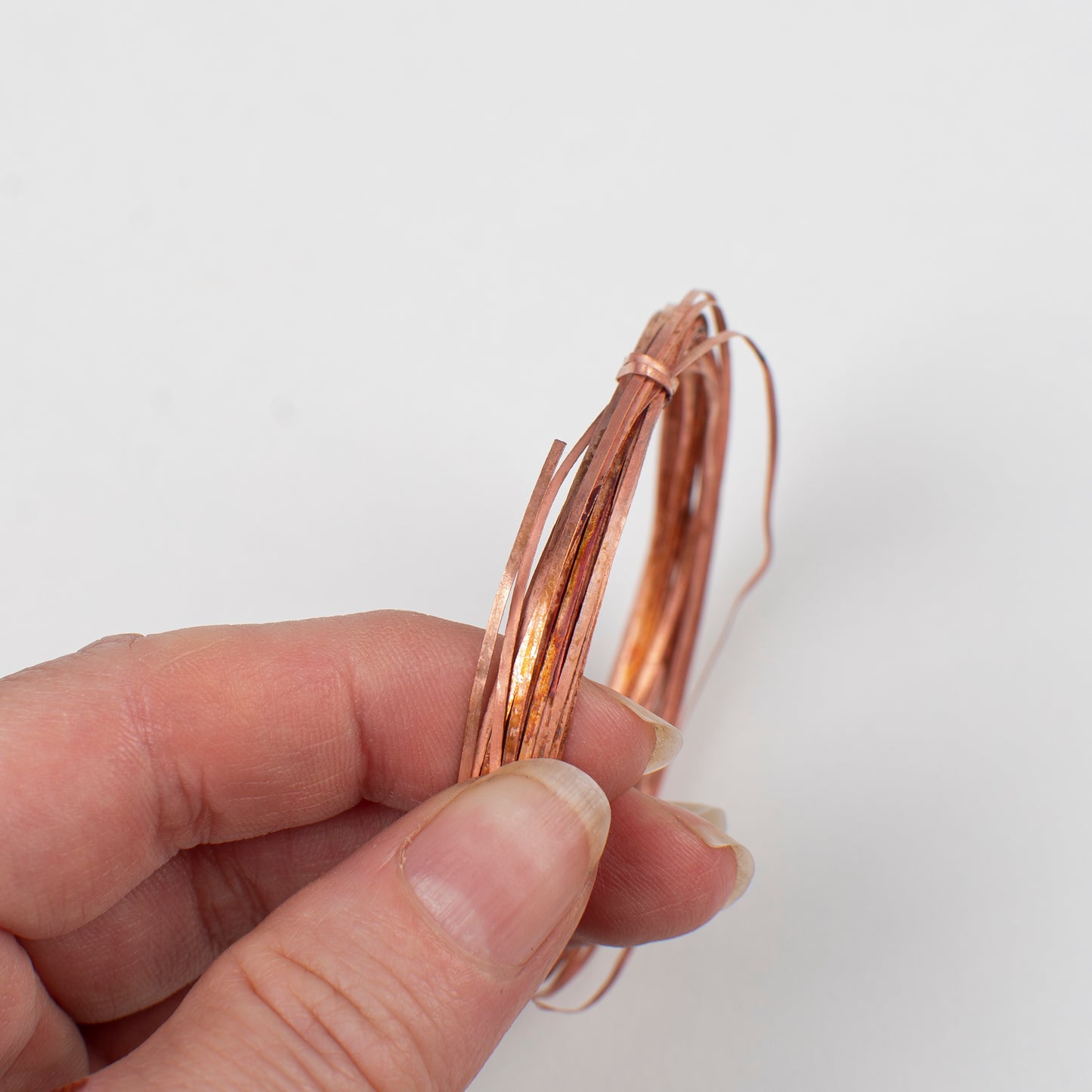 Flat Copper Wire for Cloisonné Enameling: 0.9mm x 0.1mm (5 meters), Soft Wire