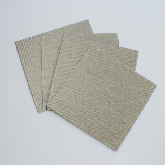 Mica Sheet 4 pcs., 6,5x6,5 mm., High Temperature Resistant Sheet For Enamelwork, Heat Proof Thick Mica Paper, Tools For Enamel Art