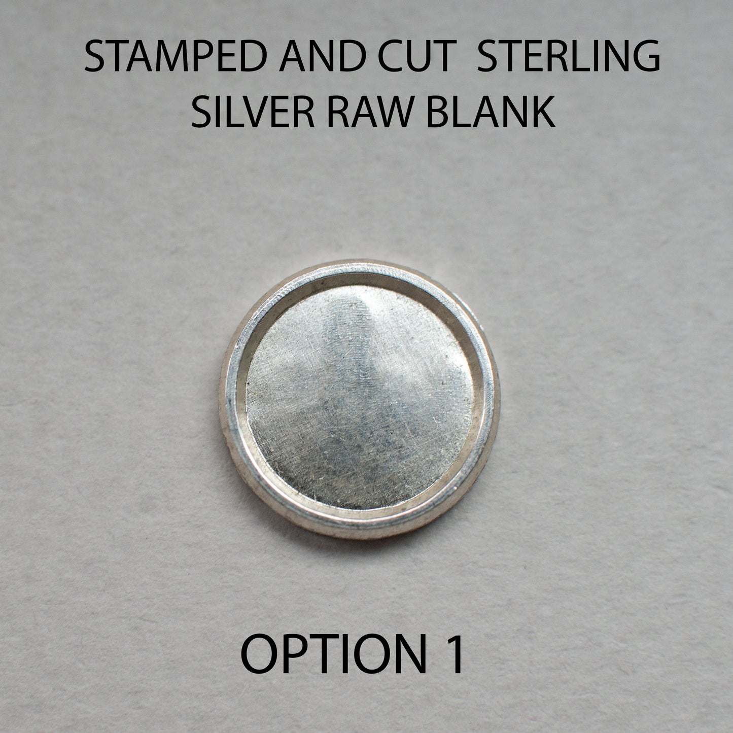 Round Small 11 mm Sterling Silver Blank For Enamelling, No Need To Add Foil Or Counter Enamel, 925 Form With Post, Blank For Stud Earrings