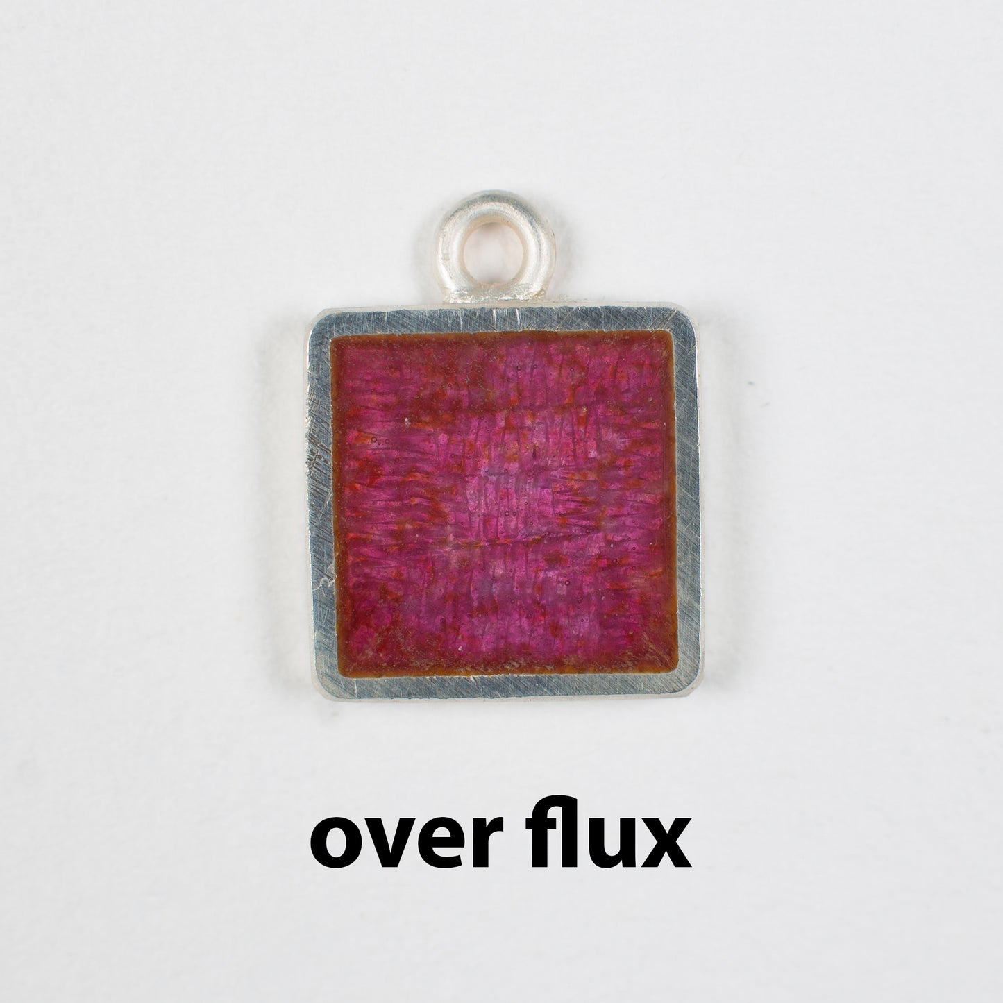 Coral Pink Transparent Enamel Powder No HS-111: Glassed Enamel, 25g.