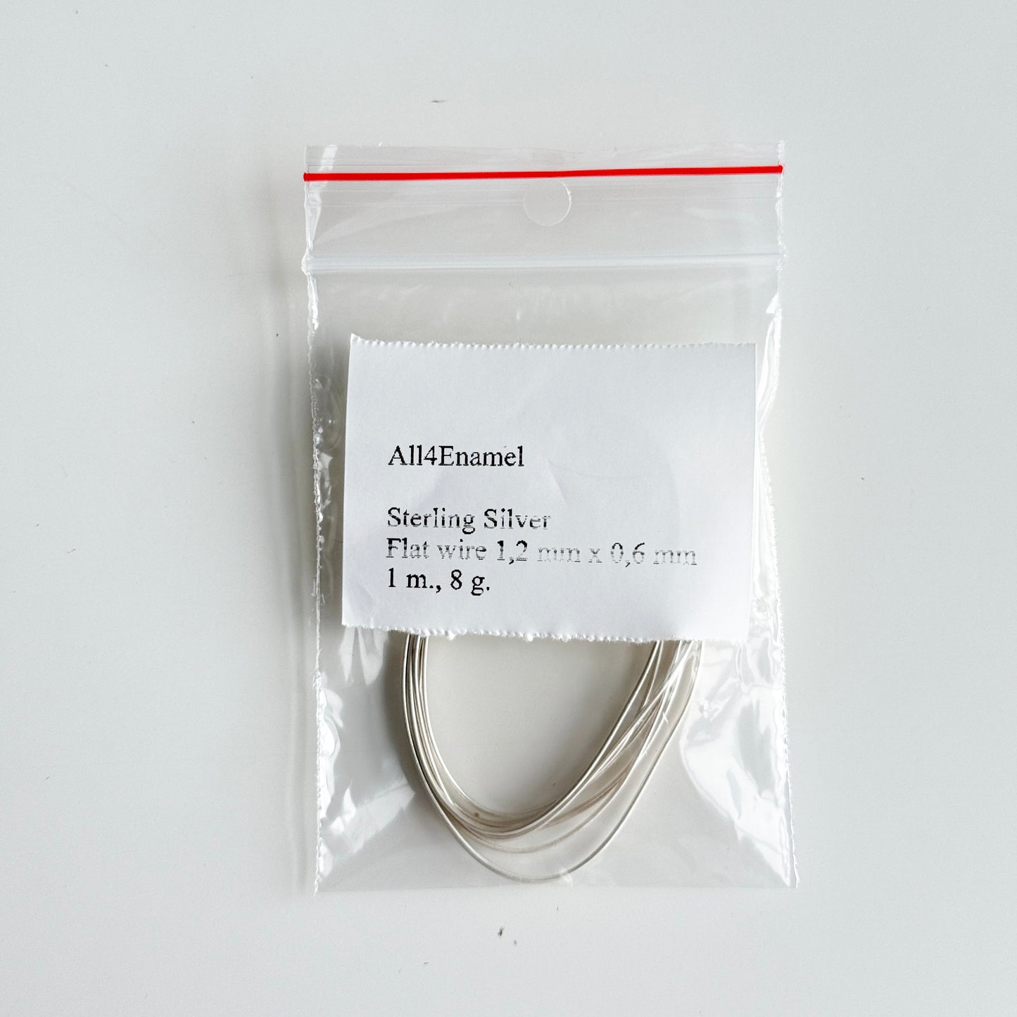 Flat Wire 0,6 x 1,2 mm, Handmade Wire, Sterling Silver 925 Strip, Silver Strip For Jewelry Making, Wire For Making Filigree