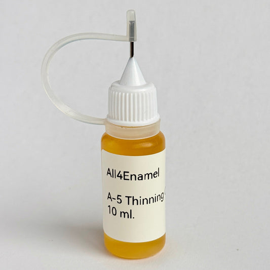 Thinning Oil No. 5 (10 ml) With Needle Tip Applicator, Mixing Medium for Enamel Painting