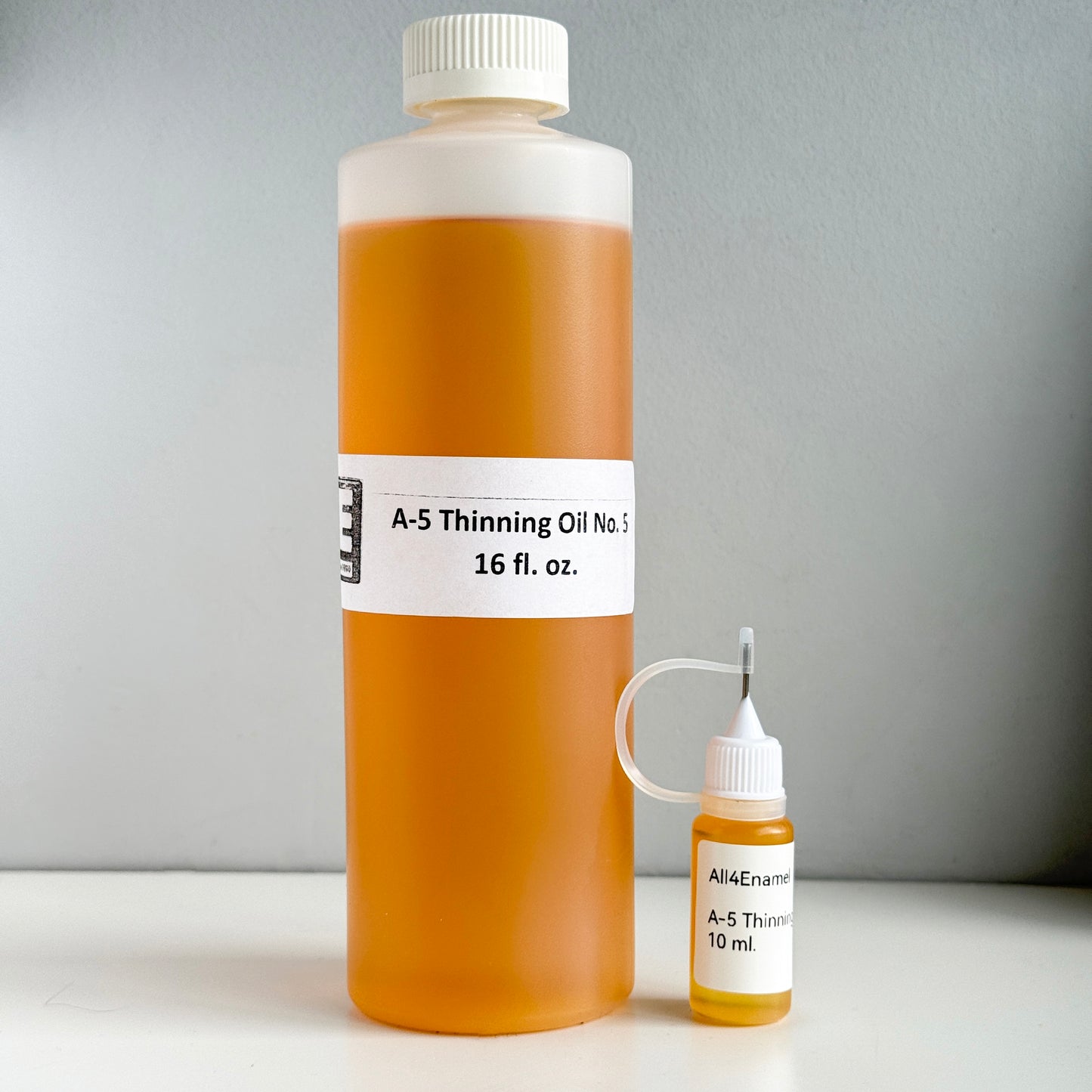 Thinning Oil No. 5 (10 ml) With Needle Tip Applicator, Mixing Medium for Enamel Painting