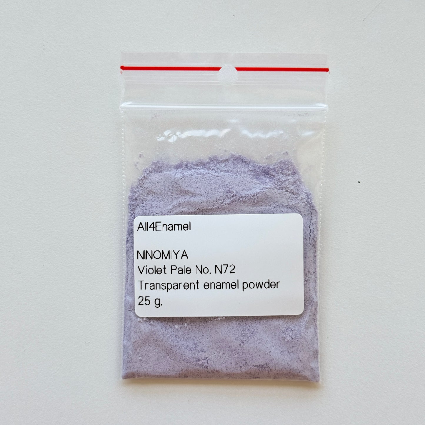 NINOMIYA No. N72 Pale Violet Transparent Vitreous Enamel Powder