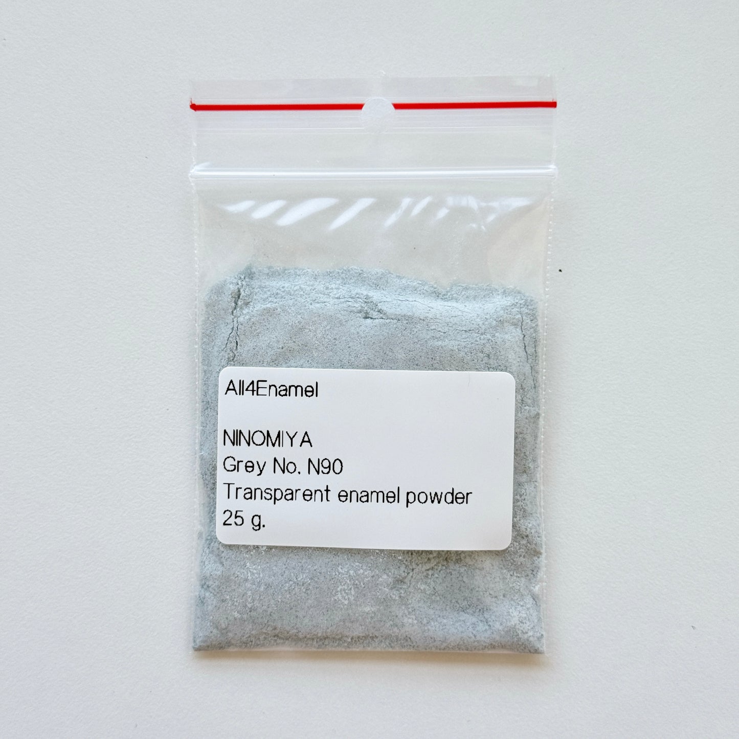 NINOMIYA No. N90 Gray Transparent Vitreous Enamel Powder