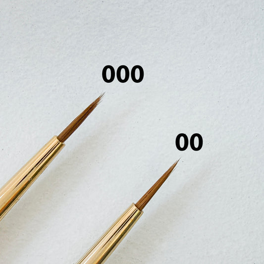 Professional Red Sable Brush, 00 and 000 Size Brush For Enamelling