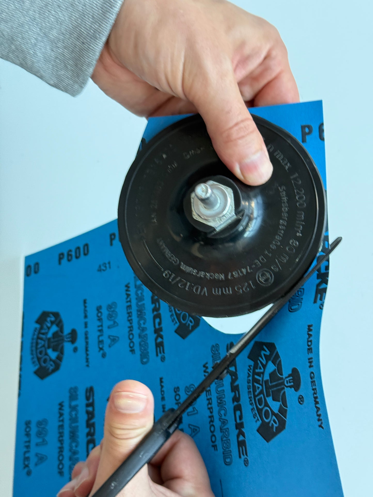 Backing Pad For Pillar Drill HST 359: Disc For Enamel And Metal Grinding