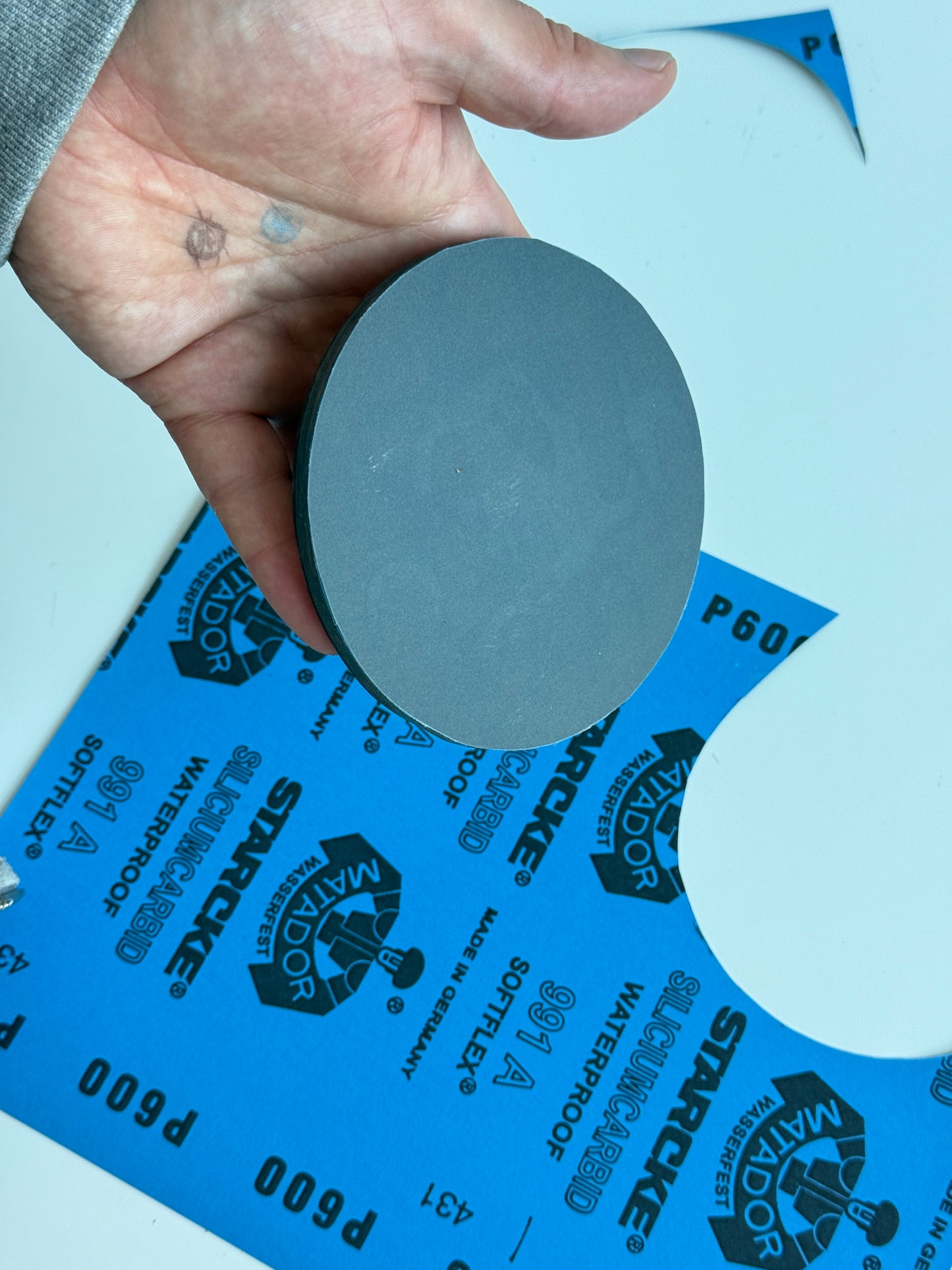 Backing Pad For Pillar Drill HST 359: Disc For Enamel And Metal Grinding