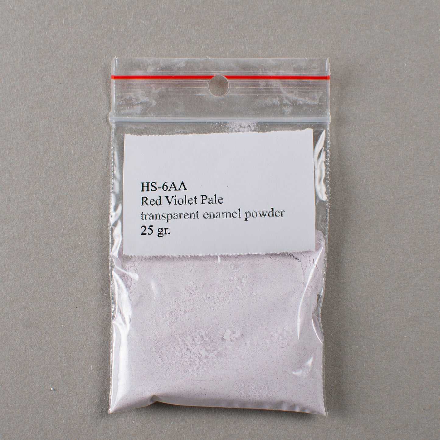 Enamel Powder Red Violet Pale Transparent Enamel No. HS-6AA, 25gr. Glassed Powder For Enameling On Silver, Copper, Gold, Enamelling Tools