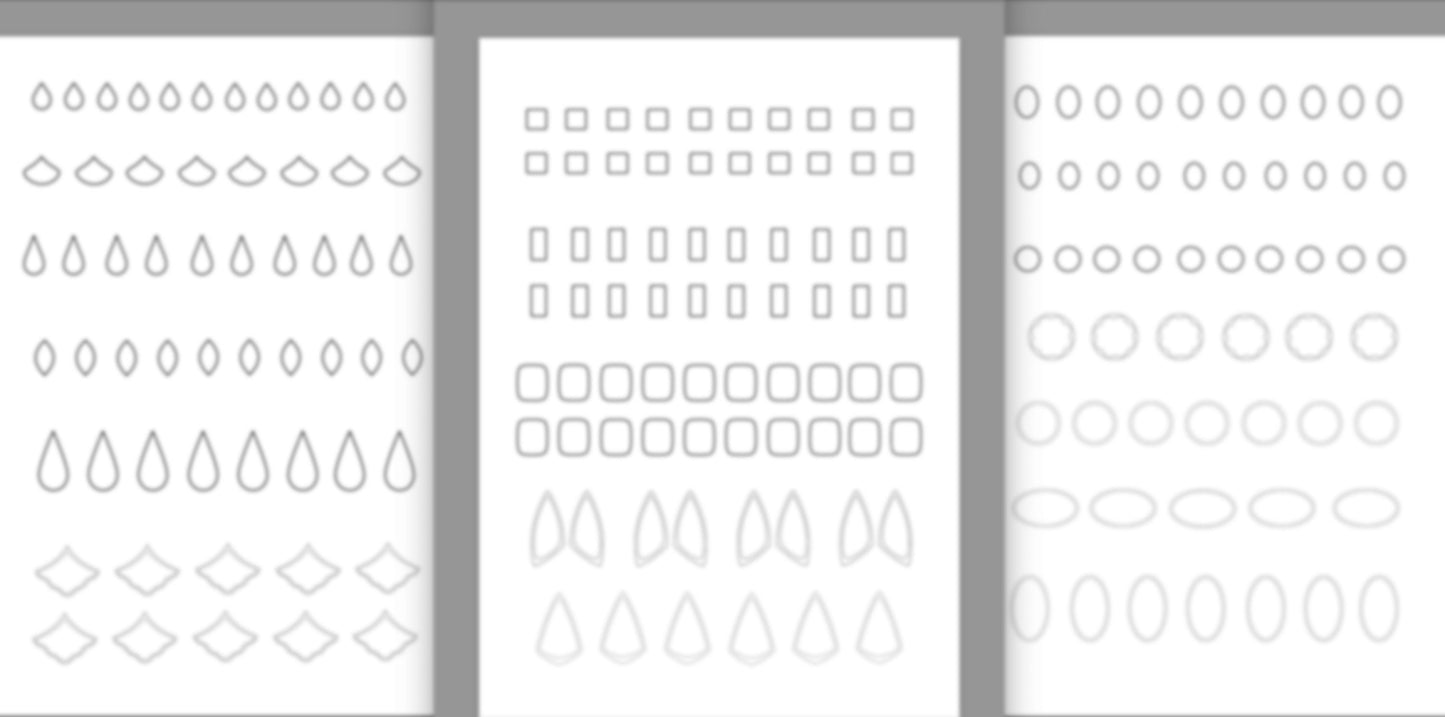 Drawing Sketch Forms For Cloisonne Enamelling Bending