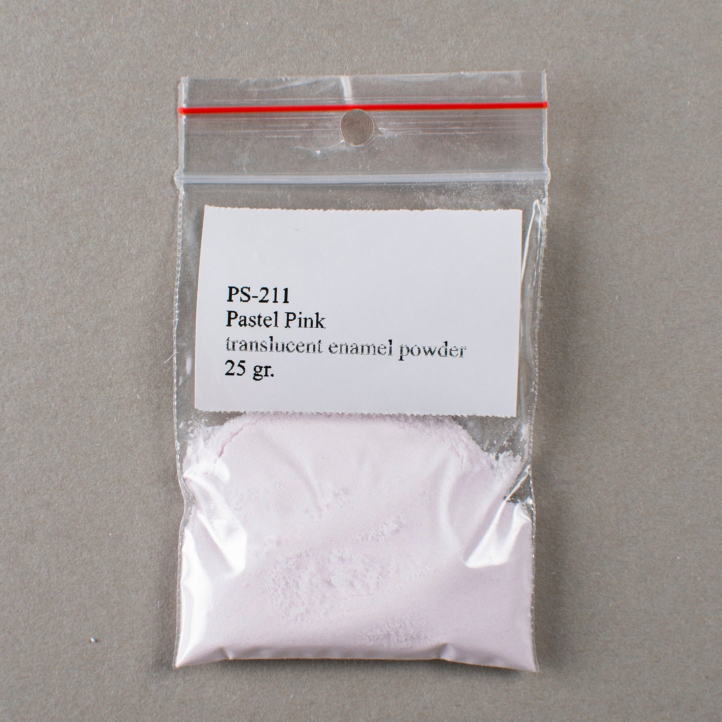 Enamel Powder Pastel Pink Translucent Enamel No. PS-211, 25gr. Glassed Powder For Enamelling On Silver, Copper, Gold, Enamelling Tools