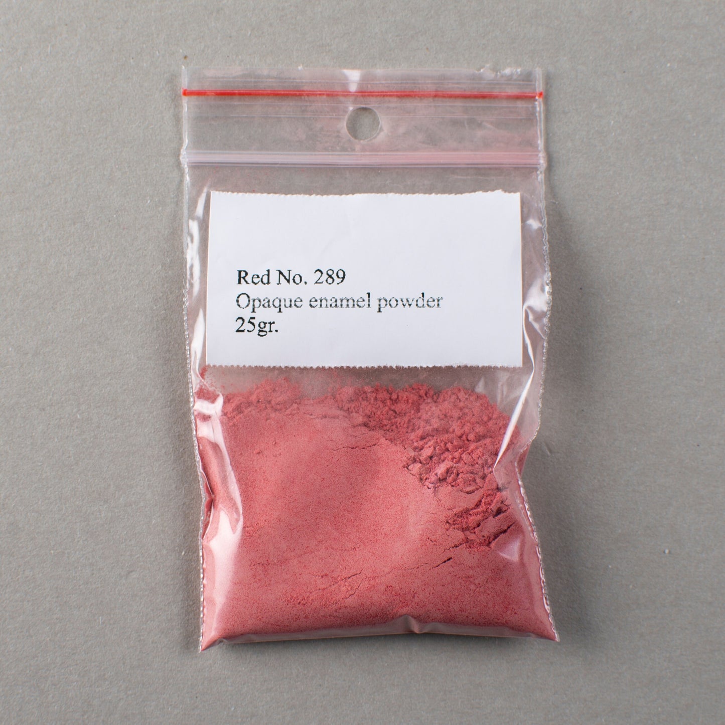 Enamel Powder Red Opaque Enamel No 289, 25gr. Enamel Powder For Enameling, Enamel For Kiln Torch, Supply, Making Craft Art DIY