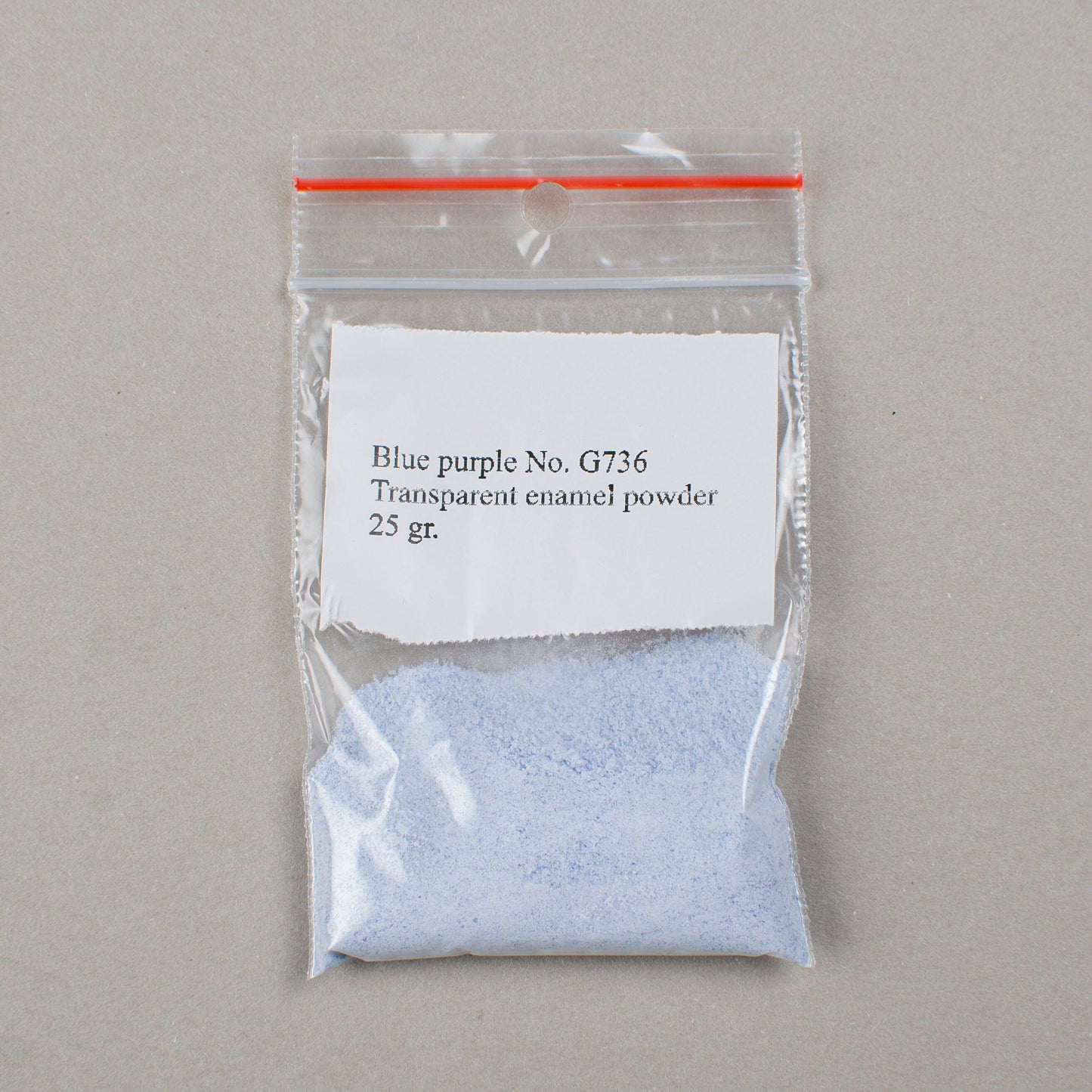 Enamel Powder Blue Purple Transparent Enamel No. G736, 25gr. Glassed Powder For Enameling On Silver, Copper, Gold, Enamelling Tools