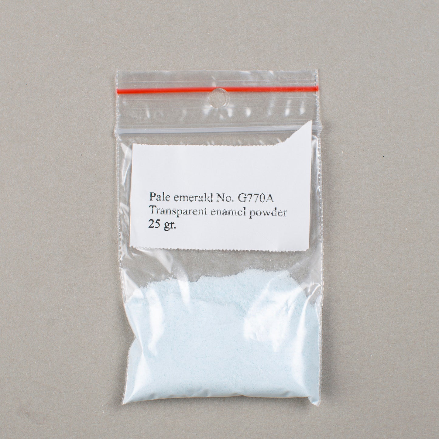 Enamel Powder Pale Emerald Transparent Enamel No. G770A, 25gr. Glassed Powder For Enameling On Silver, Copper, Gold, Enamelling Tools