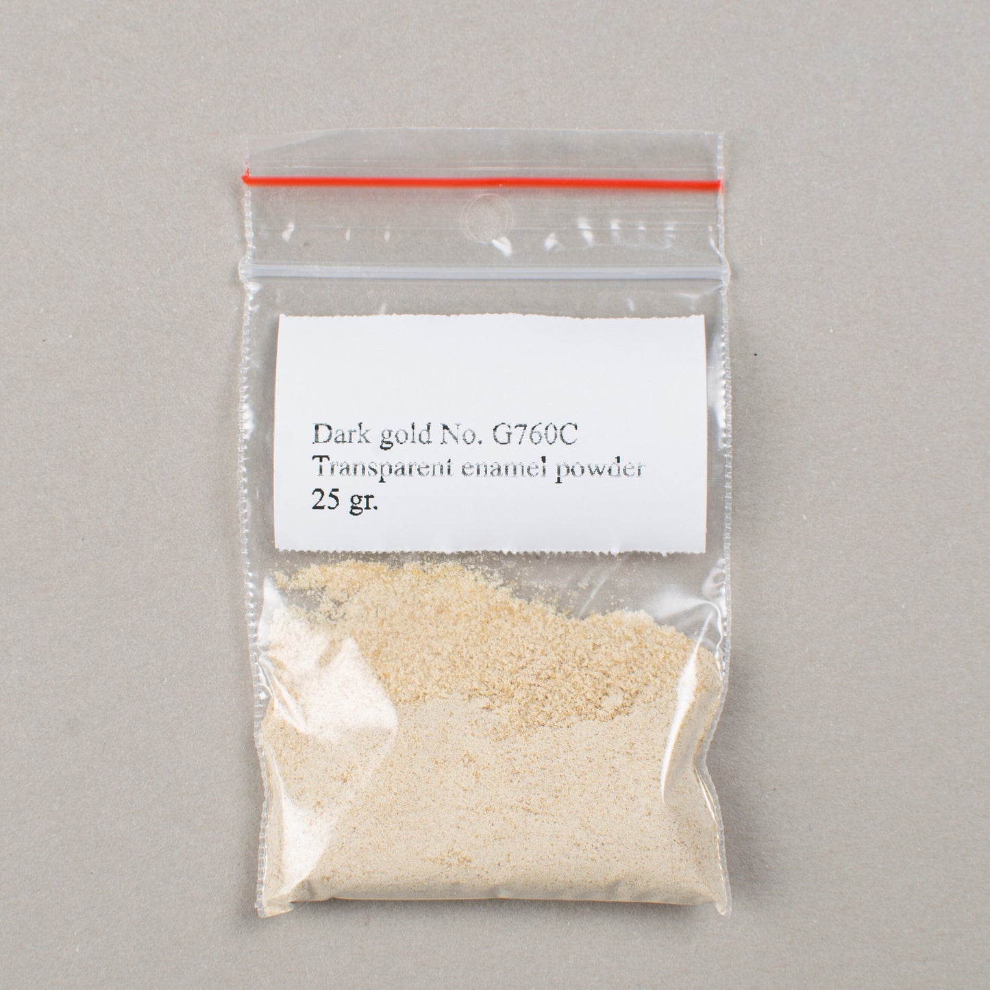 Enamel Powder Dark Gold Transparent Enamel No. G760C, 25gr. Glassed Powder For Enameling On Silver, Copper, Gold, Enamelling Tools