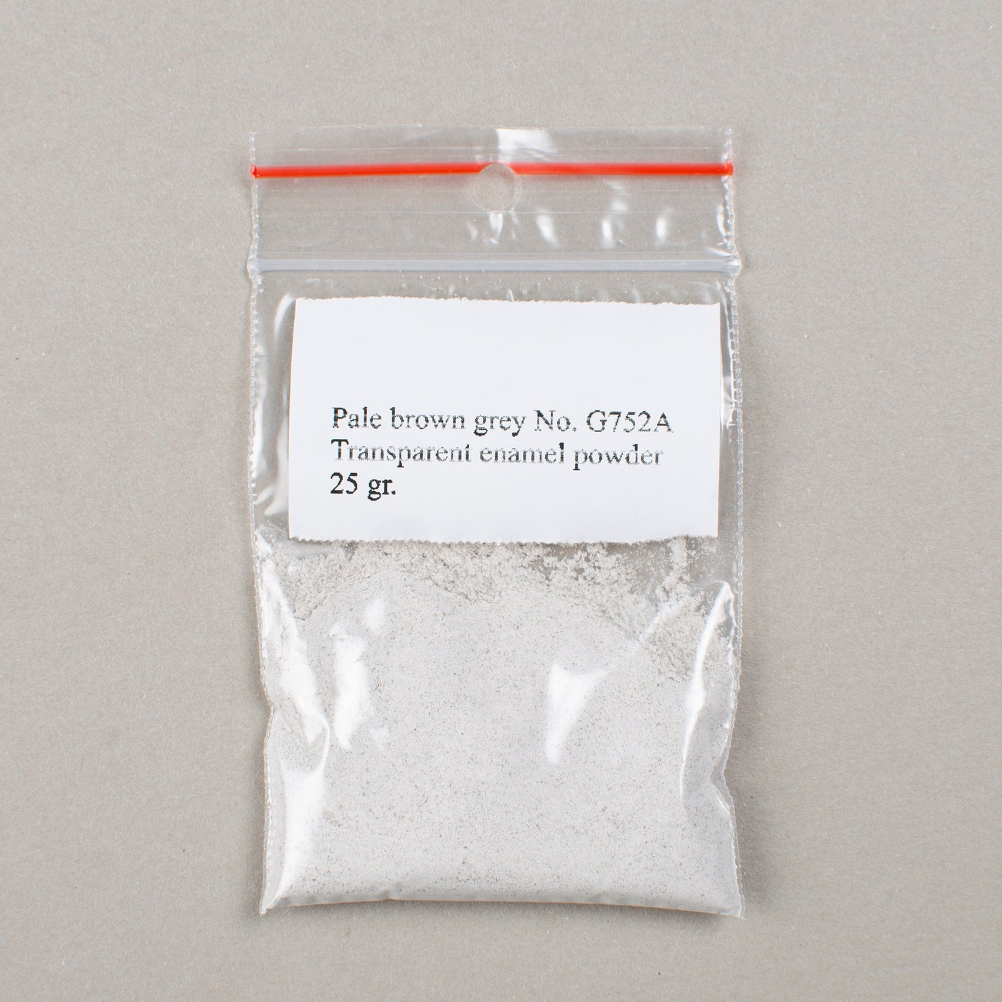 Enamel Powder Pale Brown Grey Transparent Enamel No. G752A, 25gr. Glassed Powder For Enamelling On Silver, Copper, Gold, Enamelling Tools