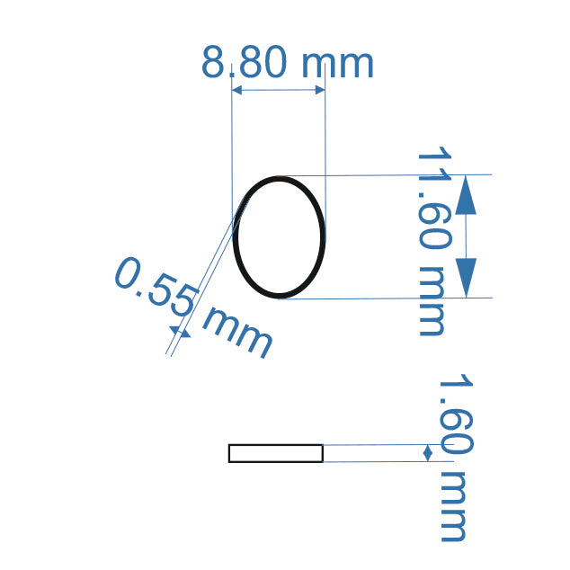 Small Oval Sterling Silver 14x10 mm Blank For Enamelling, No Need To Add Foil Or Counter Enamel, 925 Form For Cloisonne Enamel Works